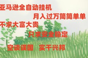 (11124期)亚马逊全自动浏览挂机