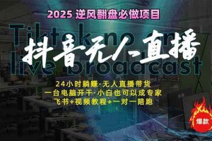 （14539期）抖音无人直播新风口：轻松实现睡后收入，一人管理多设备，24小时不间断…