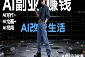 AI改变生活（Ai写作+AI绘画+Ai视频），AI副业挣钱