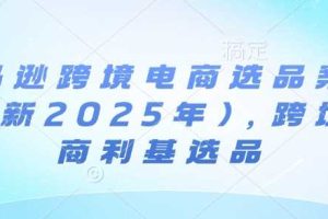 亚马逊跨境电商选品案例(更新2025年7月)，跨境电商利基选品