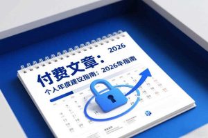 付费文章：个人年度建议指南：2026年指南