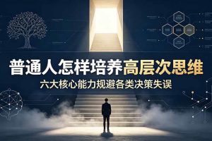 （19479期）付费文章：普通人怎样培养高层次思维，六大核心能力规避各类决策失误