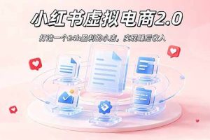 （19033期）2026 年最强风口掘金项目：AI小红书虚拟电商，布局搜索流量，每日躺赚500+