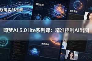 （18962期）即梦AI 5.0 lite实战课：联网实时检索+特征迁移+指令遵循+示例参考，精准控制AI出图