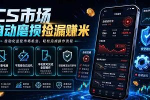 （18914期）CS市场自动磨损捡漏系统，无需电脑挂机，手机轻松赚米，日入300+