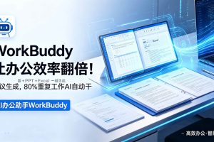 （18859期）WorkBuddy让办公效率翻倍！会议纪要+PPT+Excel一键生成，80%重复工作AI自动干
