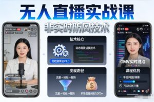 宝子哥无人直播实战课，非实时防风技术，聚焦抖音快手等平台直播带货，轻松开启直播变现之路（更新2026年07月02日）