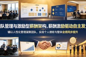 团队管理与激励型薪酬架构，薪酬激励驱动自主发力，辅以人性化管理凝聚团队，实现个人增收与整体业绩同步提升