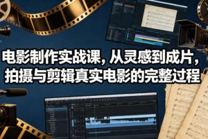 电影制作实战课，从灵感到成片，拍摄与剪辑真实电影的完整过程【原创双语字幕】
