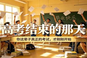 公众号付费文章《高考结束的那天，你这辈子真正的考试，才刚刚开始》