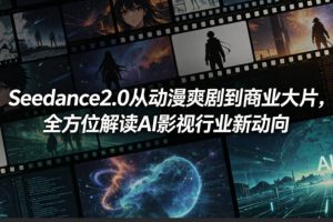 Seedance2.0从动漫爽剧到商业大片，全方位解读AI影视行业新动向