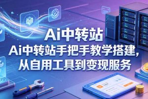 Ai中转站手把手教学搭建，从自用工具到变现服务