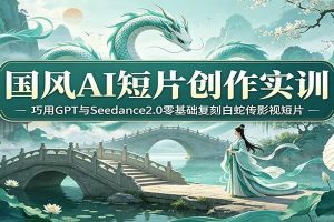 国风AI短片创作实训：巧用GPT与Seedance2.0零基础复刻白蛇传影视短片